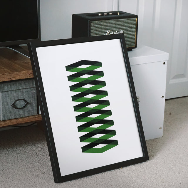 Spring Black and Green